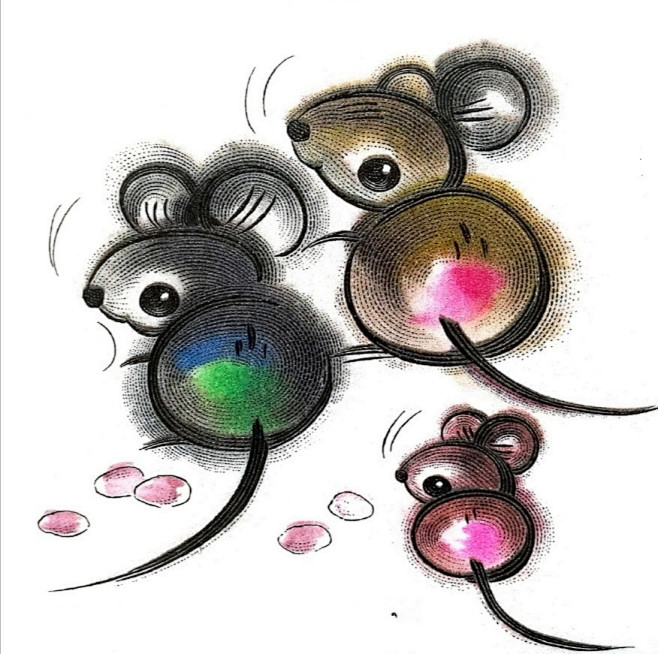 韩美林老鼠图片