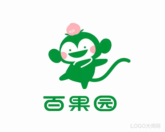 水果连锁专卖店百果园logo