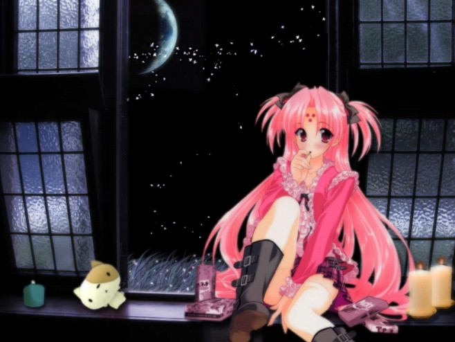 可爱动漫美女女生万岁桌面高清壁纸桌面壁纸2