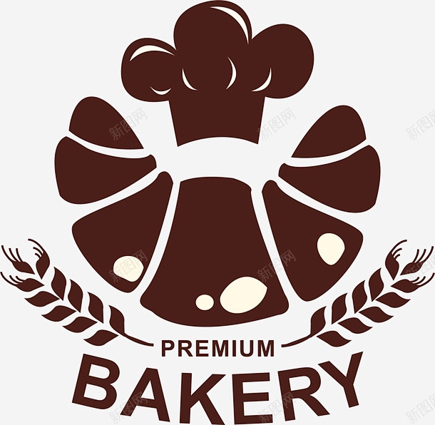 牛角面包标签矢量图高清素材免费下载设计图片页面网页平面电商创意