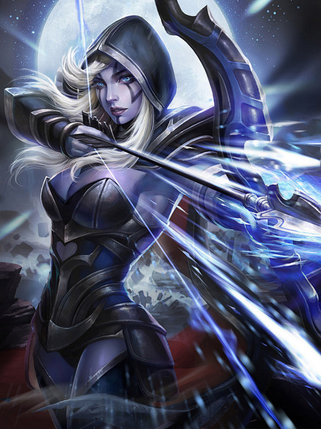 英雄联盟lol寒冰射手艾希皮肤鉴赏lol角色原画壁纸77677067