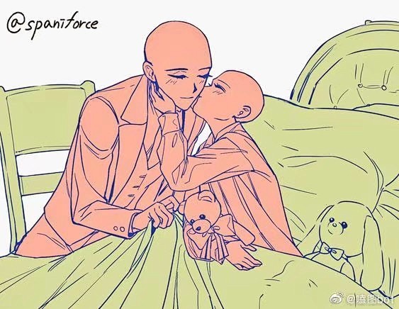 绘画参考甜甜双人构图参考