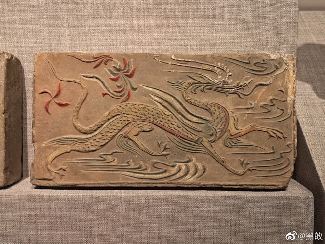 邓县南朝画像砖1958年出土于河南邓县许庄来自黑敀微博