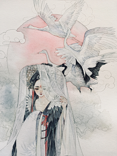 麦子Zzz想翻屋企采集到手手绘绘插插画画
