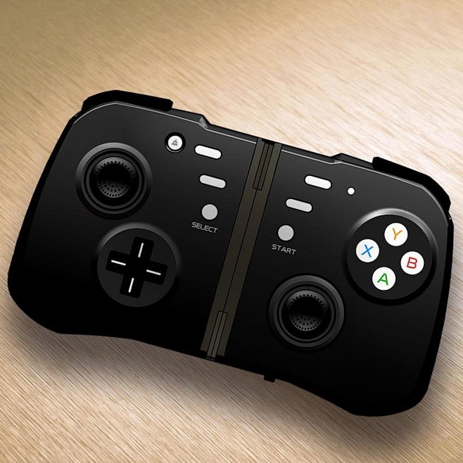 handjoy超薄智能游戏手柄ios安卓通用黑色沉稳版淘宝网