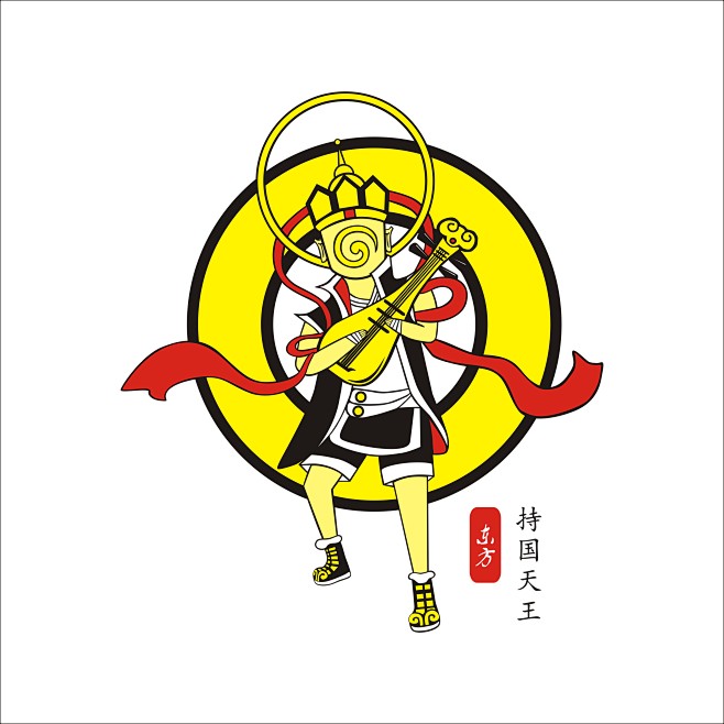 四大天王设计持国天王