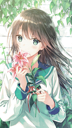 我家毛团怎么了~采集到二次元少女