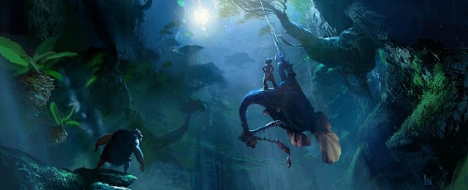 梦工厂经典动画《疯狂原始人》动画场景设计