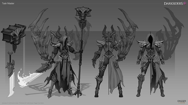 darksiders3phantomguardtaskmasterdaggercrownstudiodarksidersiii