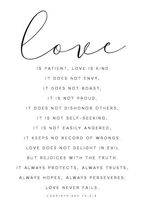loveispatientloveiskindbibleverseprint1corinthians1348bibleprint