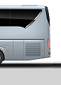 层半客车造型设计#洛客作品#层半客车造型设计，大巴，巴士设计