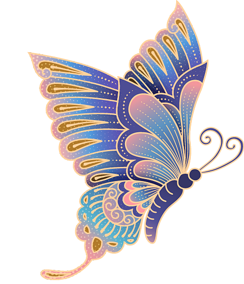 中国春节传统中国风蝴蝶元素png