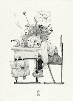 晨雪7采集到插画漫画