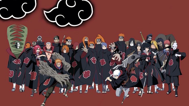 火影忍者晓组织壁纸苹果动态