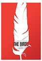 希区柯克电影《鸟》海报的再设计