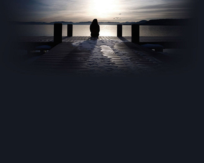 一个人伤感意境桌面壁纸唯美意境女生高清宽屏电脑壁纸