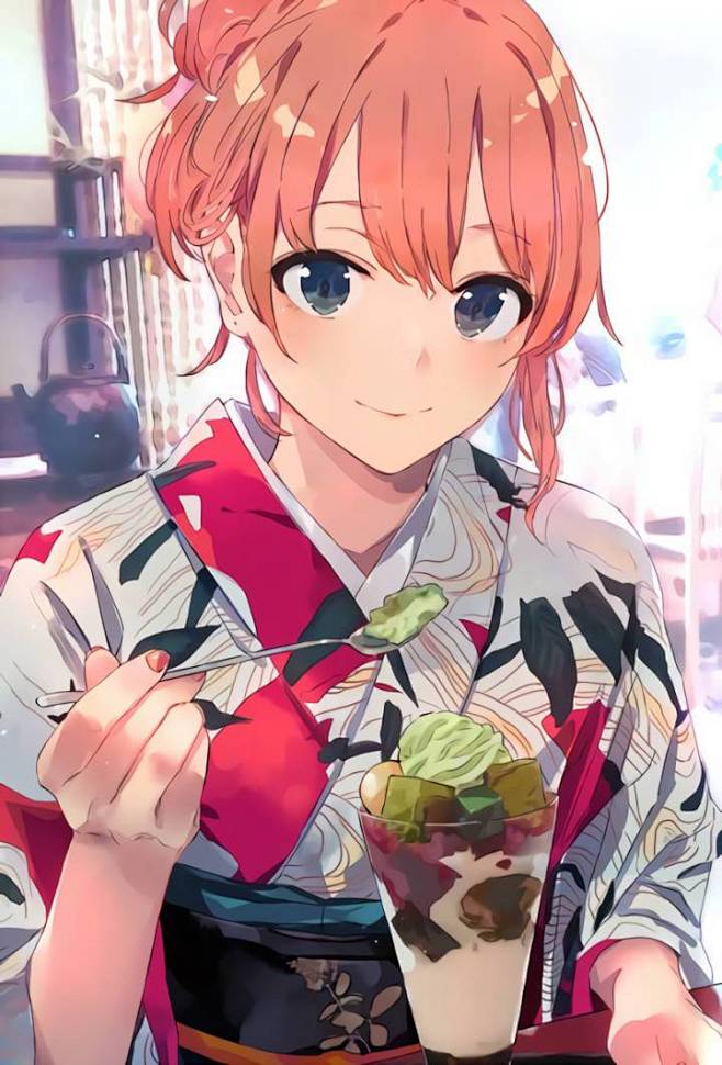 由比滨结衣生日贺图不是我画的