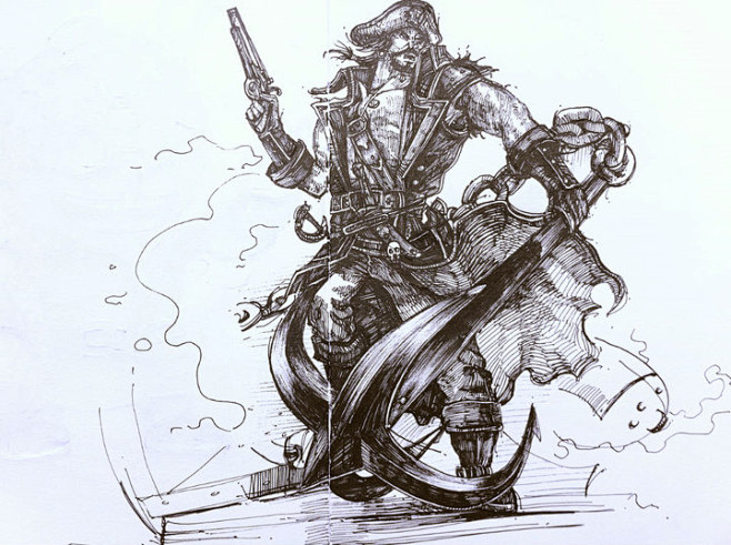 原创作品:LOL海洋之灾 #水彩# #治愈系# #背景