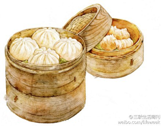 桔猫儿采集到手绘食物