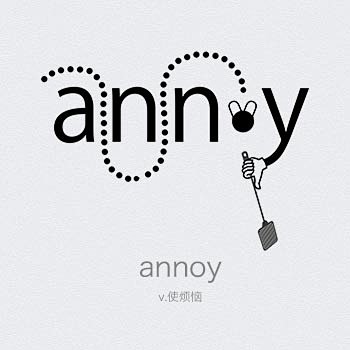 字体设计师toshie的创意单词英文也可以象形topys全球顶尖创意分享