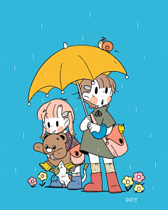 西兰花_开采集到【扁平插画】