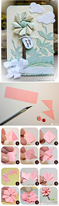 简单漂亮的折纸卡片DIY