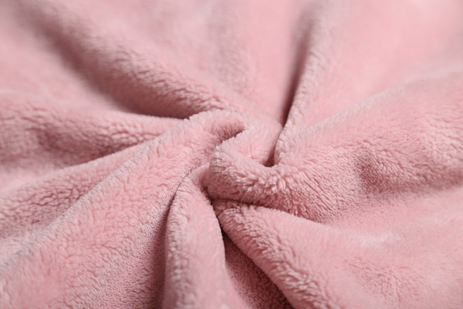 法兰绒布料细节