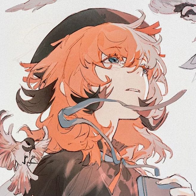 少女仰视风头像