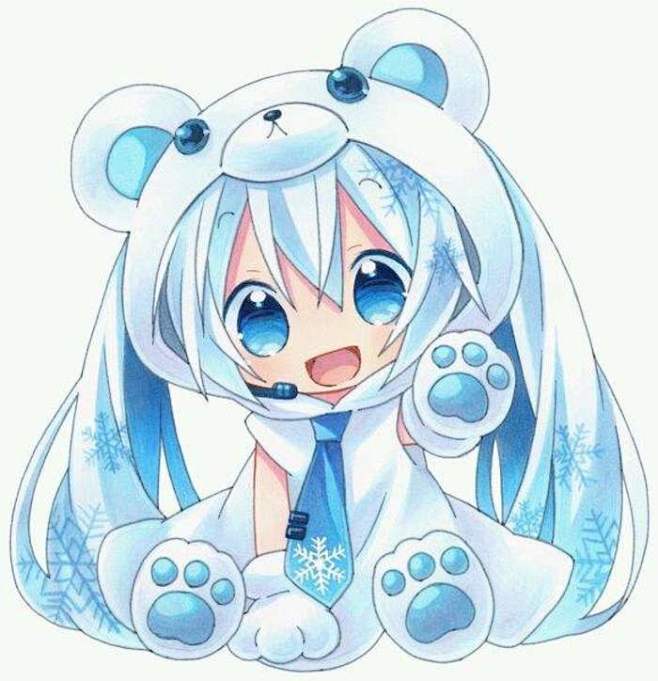 78超可爱动漫人物雪初音二次元动漫卡哇伊萌图q版