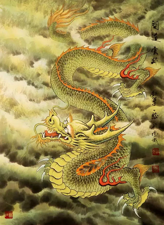 中国龙太阳的图案图片大全中国苍龙龙在天上的图片大全