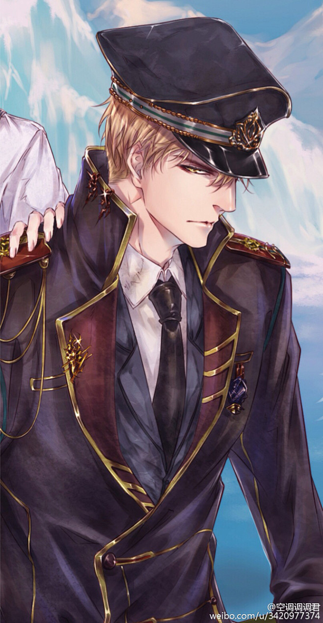 现代人物手绘插画空调君