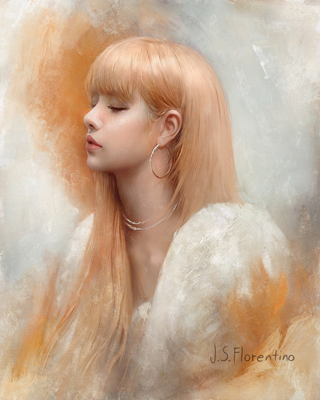 lisa , justine florentino : blackpink member lisa in a filipinia