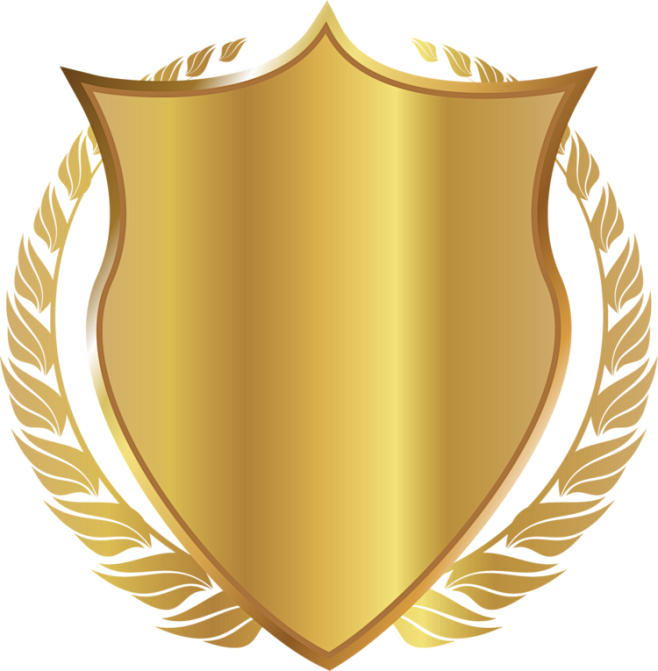 金色盾牌图片png免抠素材模板png免抠元素