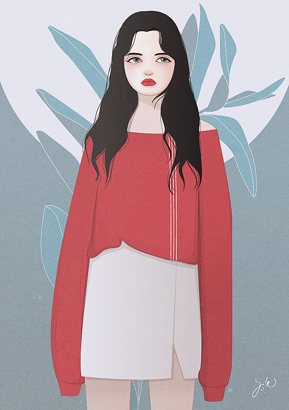 兔舞姬从若竹姑娘呀转采于2020-10-16 18:29:33女孩插画人物兔舞姬同