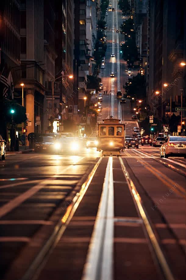 城市夜景街道車輛jpg背景圖新圖網