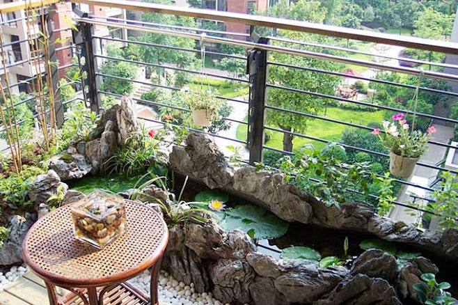 给我一点绿10款景观阳台装修效果图