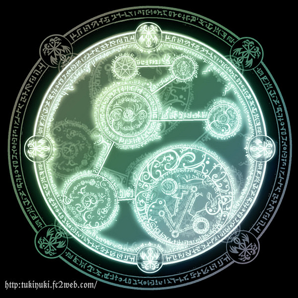 魔法阵素材卡通动漫阵法设计黑白高光线稿游戏设定参考淘宝网