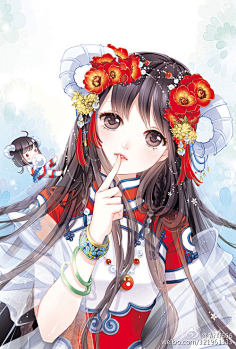 公子不戴花采集到动漫插画