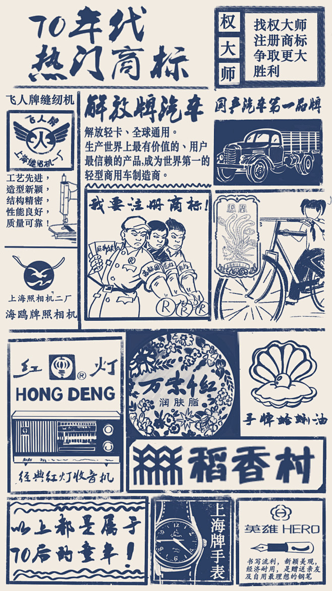 旧报纸风格海报