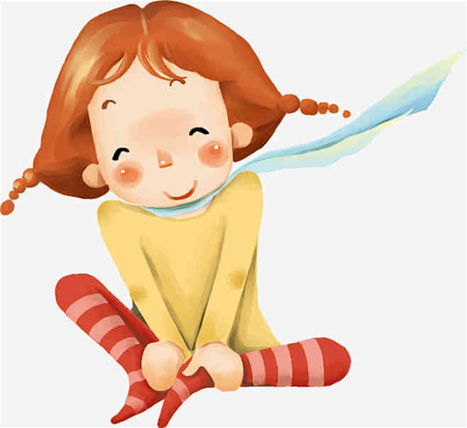 可爱的小女孩动漫人物
