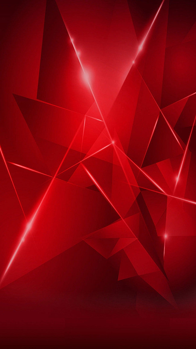 简约红色几何h5背景素材