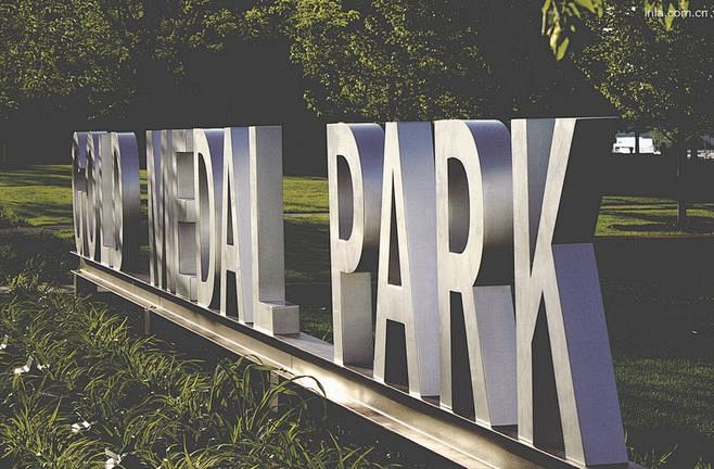 入口logo实景图意向图参考图全球最大景观设计图库