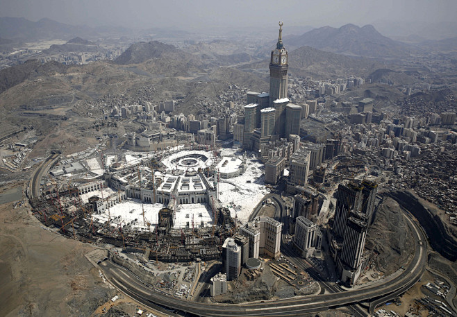 mecca then and now, .