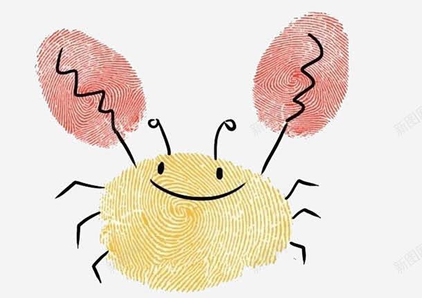 创意指纹画平面电商创意素材