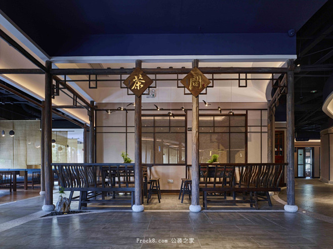 茶楼设计-花瓣网|陪你做生活的设计师 | 无锡复古典雅的水无沙友茶馆