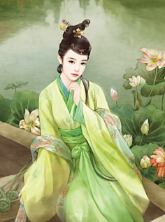 mika-Li采集到人物插画