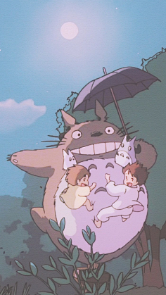 子白采集到龙猫