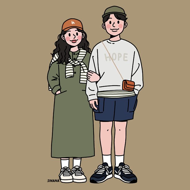 日常情侣装70sinana