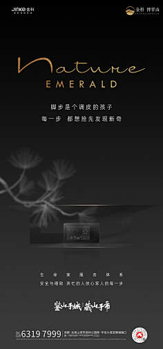 碧海蓝天-80采集到黑金地产海报