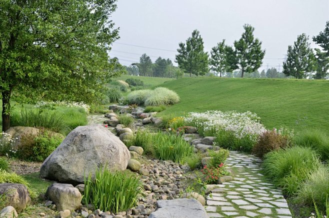 03-15 08:55:11旱溪及园路植物景观4喜欢旱溪花境尖贱贱同采自www